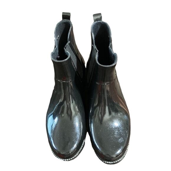 Michael Kors Rubber Chelsea Rain Ankle Boots / SZ: 8 - Picture 3 of 7